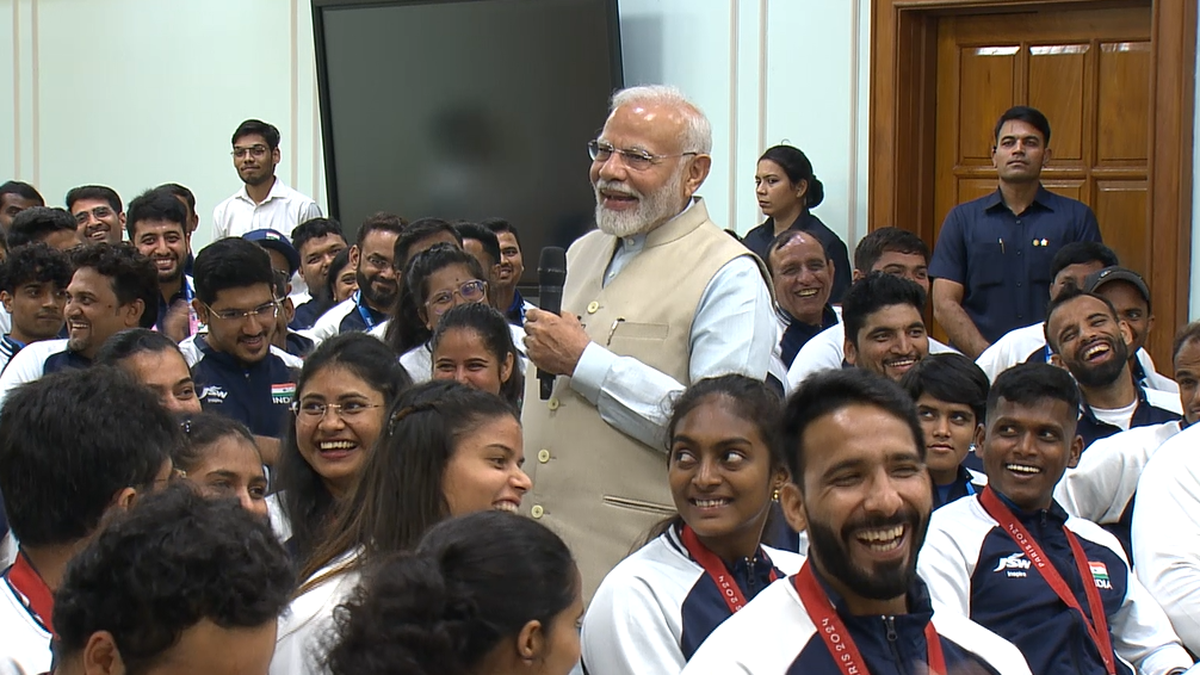 Paralympians meet Prime Minister Modi